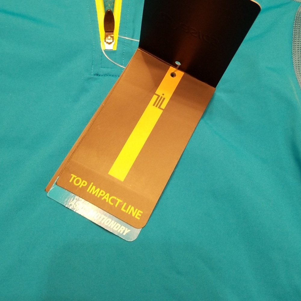 Asics 1/2 zip Running Shirt - Picture 3 of 4